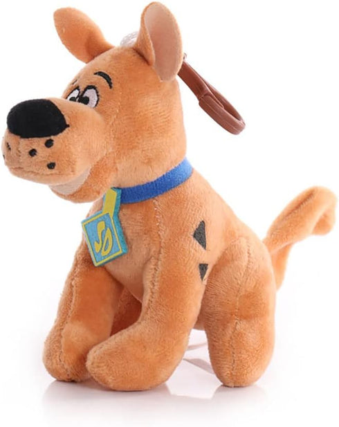 6 Inches Scoooby Doo Plush Keychain for Bag Backpack Great Dane Stuffed Animal Dog Christmas Present Gift Stocking Stuffers for Kids Teens...