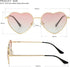 Polarized Heart Shaped Sunglasses for Women Metal Frame Cute Lovely Glasses 100% UV Protection...