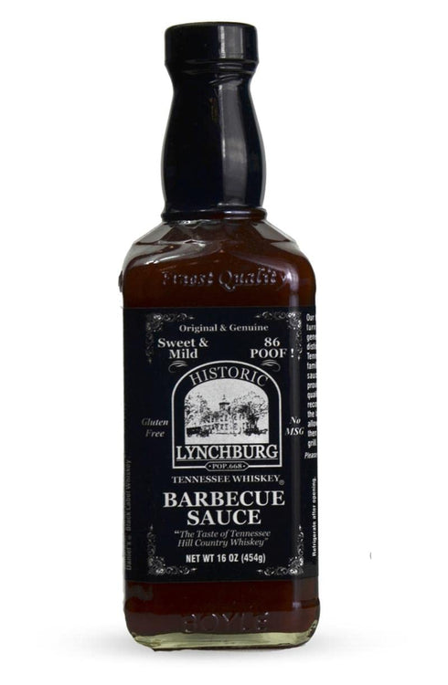 Historic Lynchburg Tennessee Whiskey Sweet and Mild Barbecue Sauce 86 Poof, Gluten Free, No MSG, Flavored with Jack Daniel Whiskey...