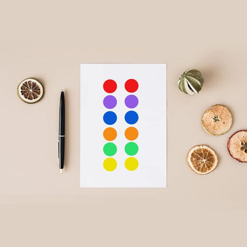 6 Colors 3000 Pieces Dot Stickers Color Code Circle Stickers Can Writing 1 Inch Office Supplies Stationery Sticker Garage Sale Stickers (6 Rolls, ...