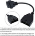 OBD2 to OBD1 GM Adapter,OBD1 12 Pins to OBD2 16 Pins Diagnostic Tool Connector Adapter Cable Replacement for GM...