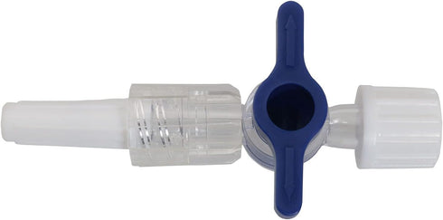 ToToT 5PCS Disposable Medical Valve 2-Way Stopcocks with Luer Connections Male Lock for School Projects, Hobbies DIY Experimental Research Project...