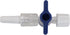 ToToT 5PCS Disposable Medical Valve 2-Way Stopcocks with Luer Connections Male Lock for School Projects, Hobbies DIY Experimental Research Project...