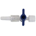 5pcs Disposable Medical Valve 2-Way Stopcocks with Luer Connections Male Lock for School Projects, Hobbies DIY Experimental Research Projects...