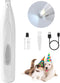 Dog Paw Trimmer with LED Light, Rechargeable Cordless Electric Grooming Clippers, Low Noise Pet Hair Shaver for Small Dogs Cats Trimming Around Pa...
