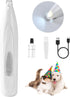 Dog Paw Trimmer with LED Light, Rechargeable Cordless Electric Grooming Clippers, Low Noise Pet Hair Shaver for Small Dogs Cats Trimming Around Pa...