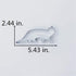 LILIAO Walking Cat Cookie Cutter for Kids - 5.4 x 2.4 inches - Stainless Steel...