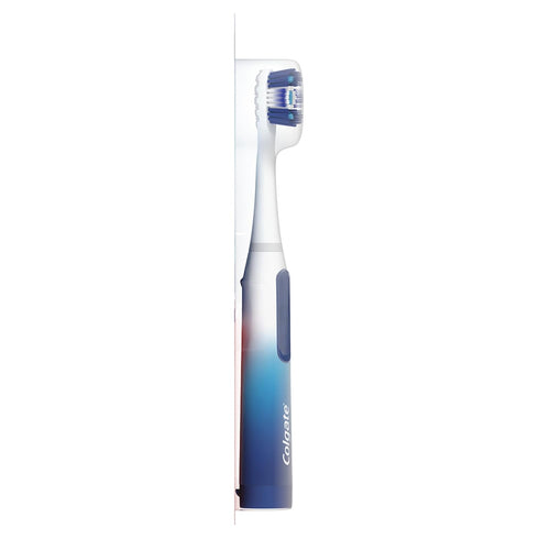 Colgate 360 Floss Tip Sonic Powered Battery Toothbrush, 2 Pack with Floss Tip Refill Heads...