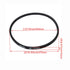 Walmine 27001007 Black Rubber Washer Drive Belt Replacement for Amana,Replaces WP27001007 37820 40053602
