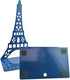 Winterworm Stylish Modern Paris Eiffel Tower Metal Decorative Bookend Book End Book Organizer for Library School Office Home Desk Study Gift(Blue)...