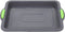 Hemoton Silicone Baking Sheet Tray Pan Nonstick Bakeware Cookie Sheet pan Rectangular Cake Pan Broiler Pan with Silicone Handle for Oven...