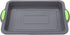 Hemoton Silicone Baking Sheet Tray Pan Nonstick Bakeware Cookie Sheet pan Rectangular Cake Pan Broiler Pan with Silicone Handle for Oven...