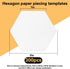 300 Count Paper Piecing Paper for Quilting, Quilting Templates, Paper Piecing Shapes Hexagon Paper Piecing Templates Quilting Templates for Use in...