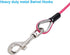 5 ft Dog Tie Out Cable Leash with Coated Steel Cable and Soft Padded Handle Dog Leashes for Medium Dog (Pink)...