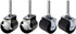 King's Brand Heavy Duty Caster Wheels for Bed Frame ~Set of 4~ (2 Locking & 2 None Locking)...