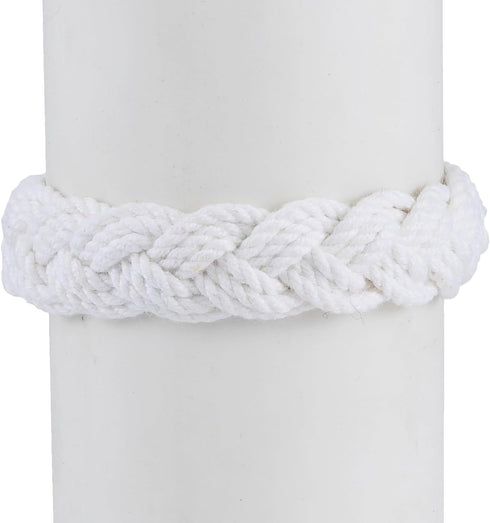 Artisan Owl White Cotton Sailor Knot Bracelet...