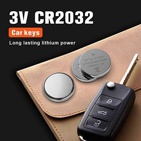 GutAlkaLi CR2032 Lithium 3V Battery, Electronic Coin Cell Button for Toys Calculators Watches (40 Pcs)...
