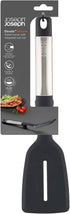 Joseph Joseph Elevate Silicone Slotted Turner with Integrated Tool Rest, One Size, Stainless Steel...