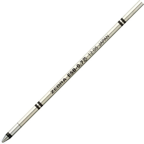 Zebra B-RESB7-BK Oil-Based Ballpoint Pen Refill, Sharbo ESB-0.7 Lead, Black, 10 Pens......