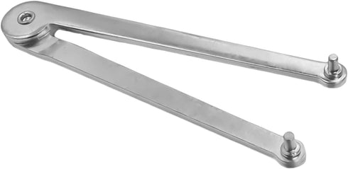 Universal Angle Grinder Wrench Adjustable Grinder Wrench Pin Spanner Face Spanner Plier for Round Nuts Plier Set(4mm), Silver...