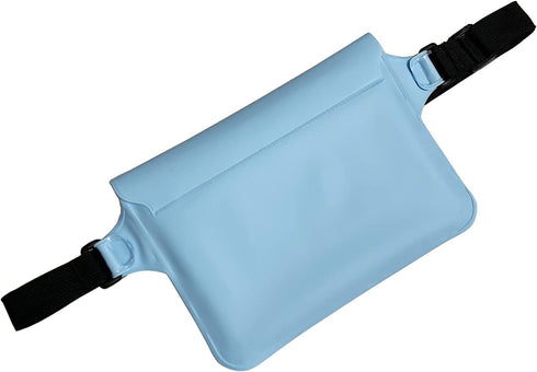 Waterproof Waist Pouch Dry Belt Bag Fanny Pack Keep Your Key Fob Wallet Kindle Phone Dry Perfect For Swim Surf Snorkel(Blue)...