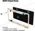 HOSNYE Flip Flop License Plate Frame Beach Tropical Metal 2 Pcs 2 Holes Black Licenses Plates Frames Front Licenses Plate Covers Car Tag Frame for...