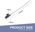 1 PC Car Gearbox Oil Dipstick, Anti-Rust Car Engine Oil Level Measuring Tool, Immersion Engine Oil Dipstick Indicator, Universal for Most Cars (Bl...