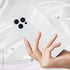 LSL Case for iPhone 13 Pro Max White Soft TPU Bumper Anti-drop Anti-scratch Shock Absorption Protective Wireless Slim Cover Compatible with iPhone...