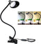 Semlos LED Reading Light, Clamp Lamp 3 Color Modes 5 Brightness, Clip Ligh for Desk Bedside Table, 5W USB Powered, Flexible Arm(Black)...