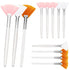 12 Pieces Fan-shaped Face Brushes Soft Makeup Mask Applicator Brushes Acid Facial Applicator Esthetician Brush Cosmetic Tools for Face Mask Skin C...