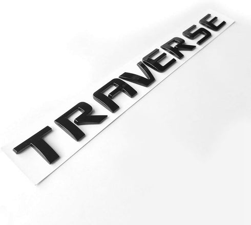 1x OEM Traverse Emblem Nameplate Letters 3D Logo Badge Compatible with Traverse Black 20896270...