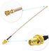 Bingfu Waterproof Active GPS Navigation Antenna Adhesive Mount SMA Male GPS Antenna with 15cm 6 inch RG178 Coaxial Pigtail Cable for GPS Module Re...