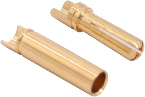 20pairs Cross 4.0mm Thick Gold Bullet Connector Banana Plug Gold Plated for ESC Battery(C131-20)...
