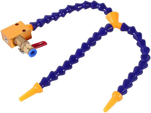 Bidirection Mist Coolant Lubrication Spray System for 8mm Air Pipe CNC Lathe Mill Drill Carving Machine...