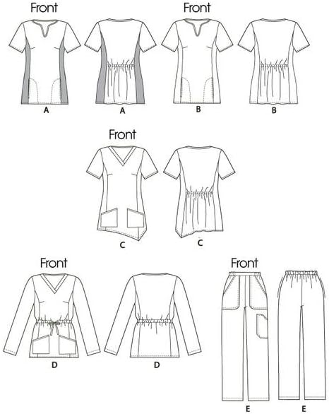 McCall's Patterns M6473 Misses'/Women's Tops and Pants, Size B5 (8-10-12-14-16)...