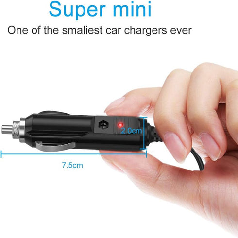12V Car Charger Compatible with Portable DVD Player DBPOWER Sylvania RCA, Snailax Seat Cushion, Spectra S1 S2 Breast Pump Car Cigarette Lighter Po...