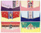 (Pack of 6) Korean Traditional Money Gift Envelopes for Cash Wedding, Birthday, New Year, Christmas, Multicolor...