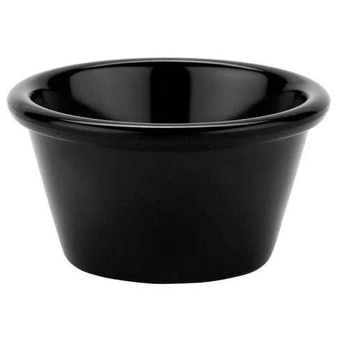 G.E.T. S-630-BK 3 oz. Ramekin, Break Resistant, Melamine, Black (Pack of 12)...