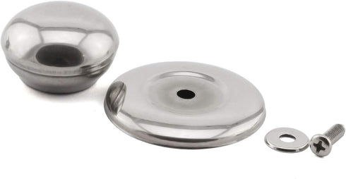 2-Pack Universal Pot Lid Cover Knob Handle,2.1 Inch Stainless Steel Replacement Cookware Pot Lid Handle Circular Handgrip Knob...