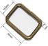1" Metal Rectangle Buckle Ring Webbing Belts Buckle for Bag Belt Loop Purse Making 20PCS (Antique Brass)...