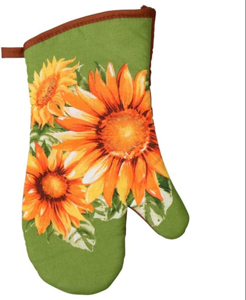Generic Home Collection Seasonal Kitchen Linen Set - Includes Oven Mitt, Potholders, and Kitchen Towels (Summer Sunflowers)...