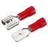 Baomain Male & Female quick disconnects Vinyl Insulated Spade Wire Connector Electrical Crimp Terminal 22-16 AWG 6.3mm Red Pack of 100...