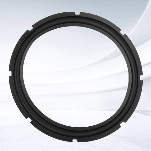 Universal Rim Woofer Bass Loudspeaker Surrounds Circle Foam for Bass Speaker Perforated Rubber Edge Subwoofer Spare Parts (Black)...