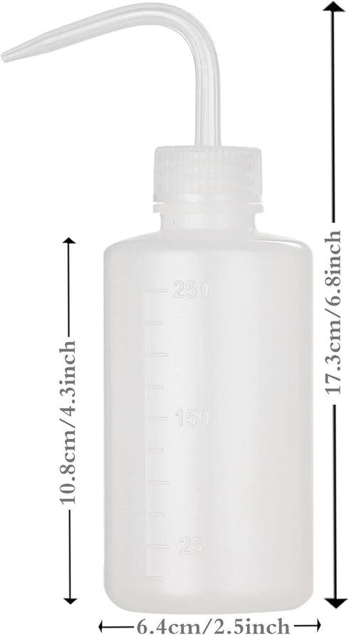 2Pcs Tattoo Wash Bottle 250ml | 8oz Water Squirt Bottle Succulent Watering, Safety Rinse Bottle Watering Tools for Medical Succulent Cleaning Wash...