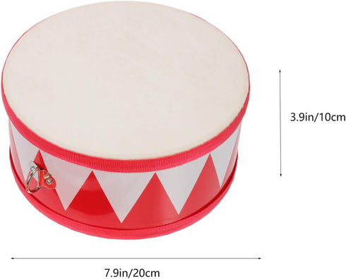 Kids Drum Set, 8 inch Wooden Toy Drum Set or Toddlers with 2 Drumsticks Percussion Musical Instrument Drum Set for Boys Girls...