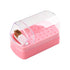 2 in 1 Pink Nail Drill Bit Holder and Nail Drill Bits Cleaner Brush Case, 30 Holes Dust-proof Nail Bit Holder Organizer Display Storage Box, Nail ...