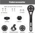 Integrated Aero Handlebar Out Front Cycling Computer Road Bike Mount Compatible with Garmin, Wahoo, CatEye, and Bryton with GoPro Action Camera an...