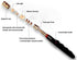 Magnetic Telescoping Pick Up Tool, Preciva Magnetic Picking Tool with LED Flashlight Retriever Wand 19.5 to 68 CM Telescopic Magnet Stick(ONE PACK...