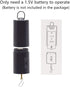 FENELY Wind Spinner Motor Battery Operated for Hanging Display Yard Black Wind Spinners Outdoor Sculptures - Load Capacity of 4 Pounds...