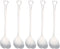 20 Pieces Heart Shaped Stainless Steel Dessert Spoons 5.7inch Coffee Spoon Teaspoon Stirring Spoon Ice Cream Spoon for Home, Restaurant Kitchen, C...